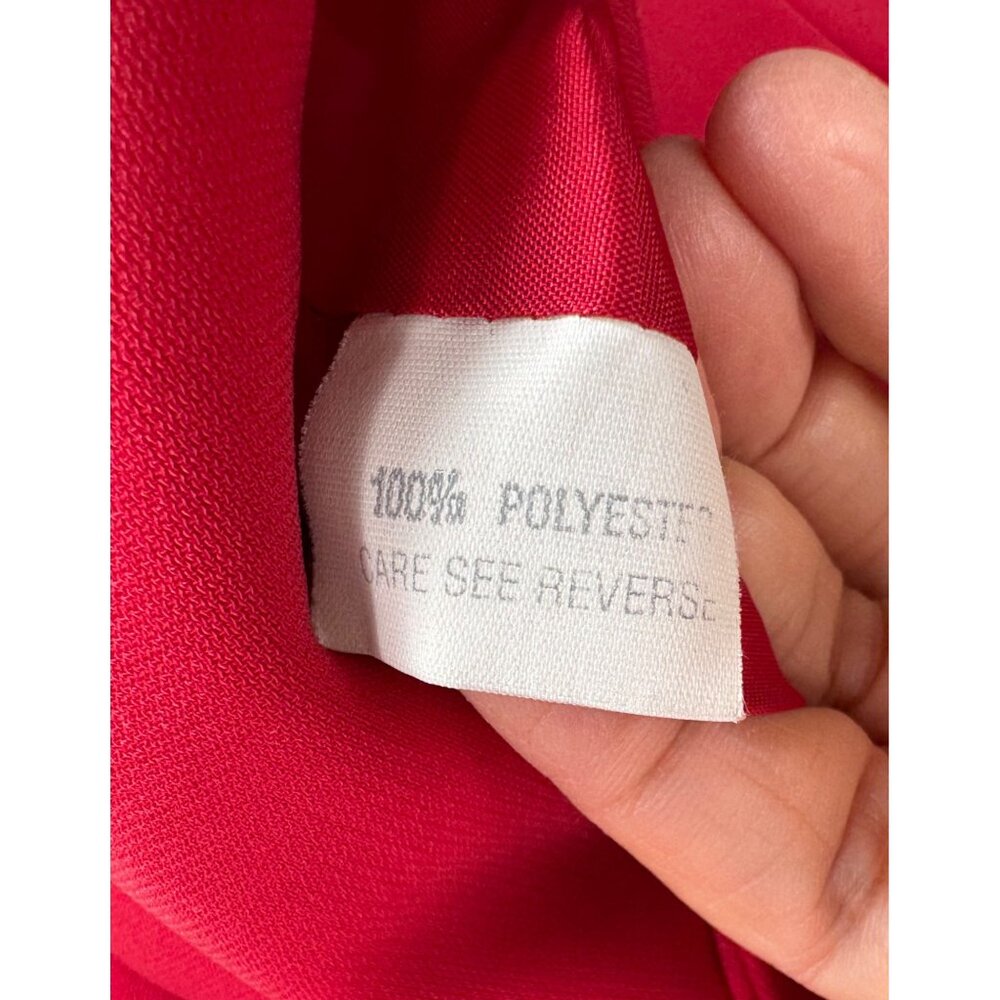 Red Single-Button Blazer - Picture 8 of 9